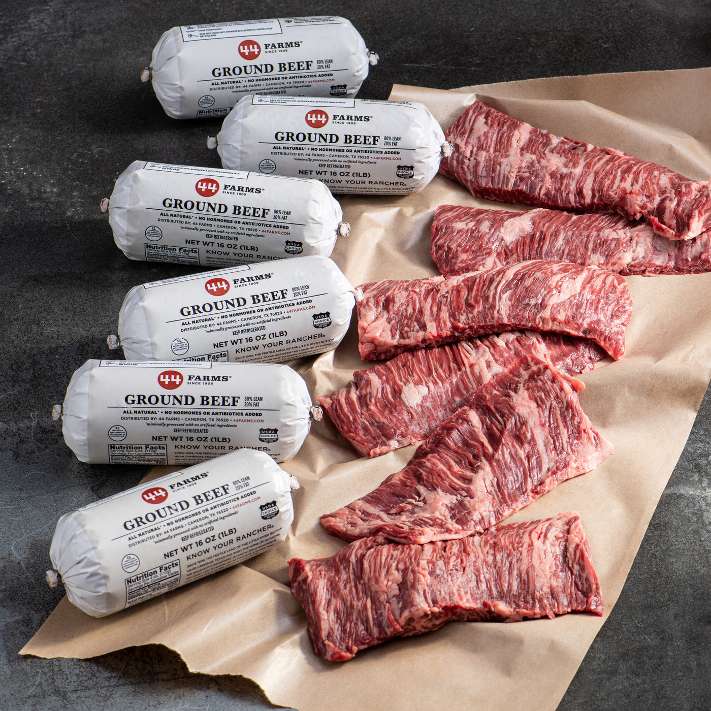 Ground Beef and Skirt Steak Bundle